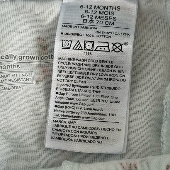 Baby Gap Winter Wonderland Pajama Set | 6-12M - Picture 5 of 5